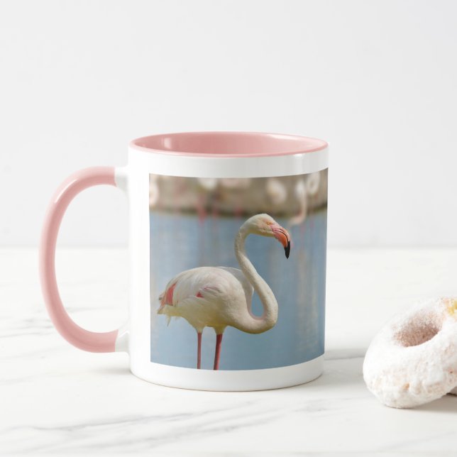Taza Flamingo en la Camarga (Con donut)