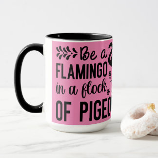 Taza Flamingo En La Manada De La Mug De Cerdo