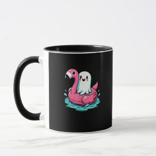 Taza Flamingo Funny Spooky Summer Summerween