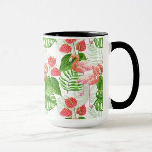 Taza Flamingo garden