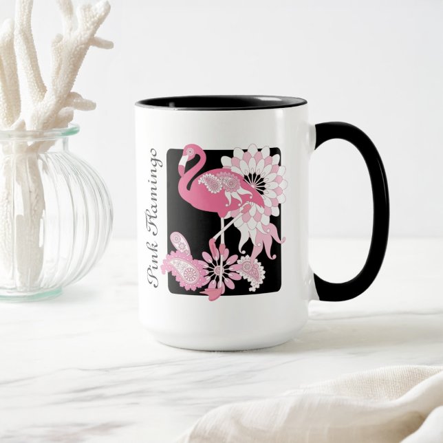 Taza Flamingo rosa (Subido por el creador)