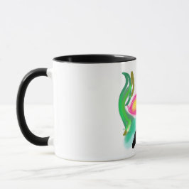 Taza flamingo rosa llama de verano
