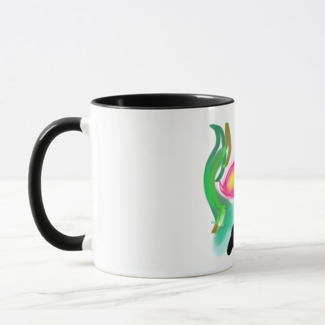 Taza flamingo rosa llama de verano  (Izquierda)