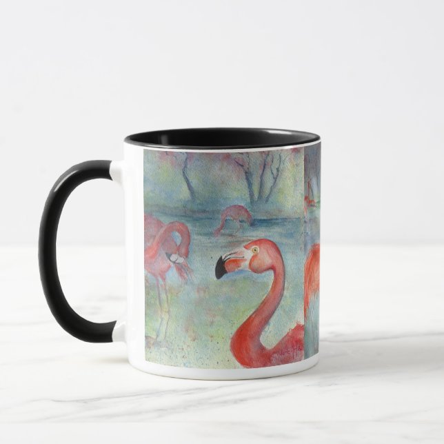 Taza Flamingos Indianapolis Zoo Habitat Mug (Izquierda)