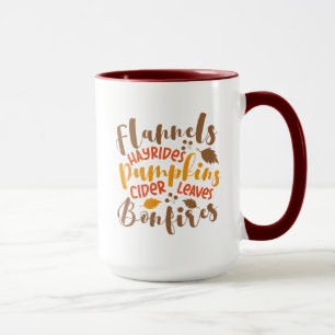 Taza Flandes Hay Rides Pumpkins Cider Sale Fuegos