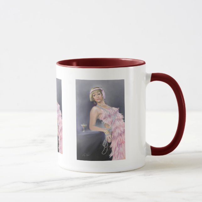 Taza Flapper Springtime Mug de dos tonos (Derecha)