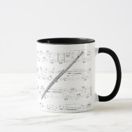Taza - flauta con partitura
