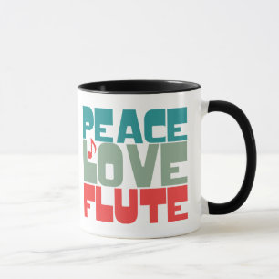 Taza Flauta de amor por la paz