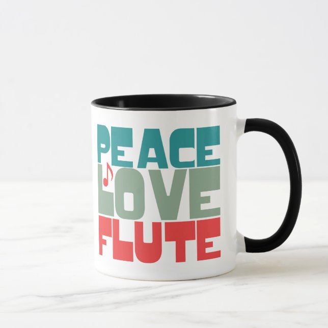 Taza Flauta de amor por la paz (Derecha)