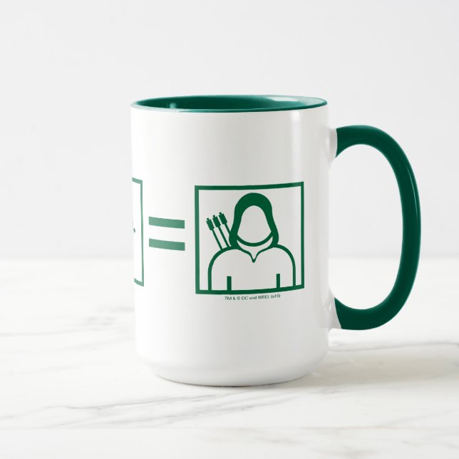 Taza Flecha | Ecuación de flecha verde (Derecha)