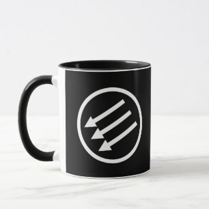 Taza Flechas blancas antifascistas