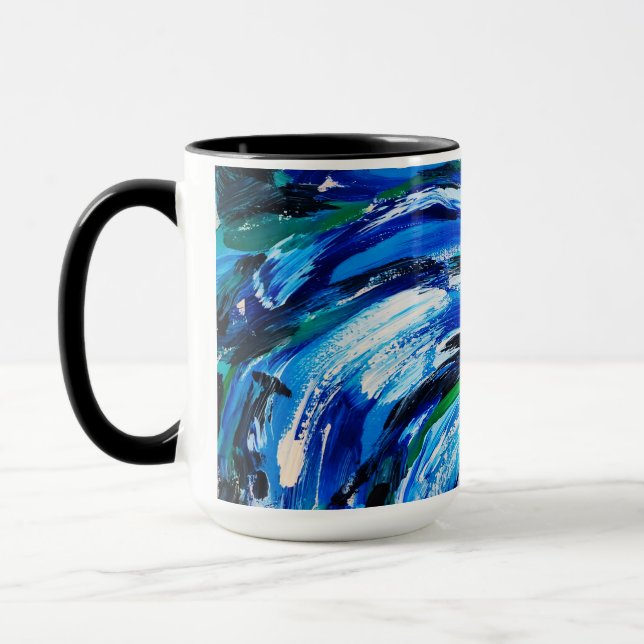 Taza Fleur bleue (Izquierda)