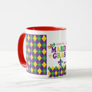 Taza Fleur de Lis Rhombus, Fiesta del Carnaval de Mardi