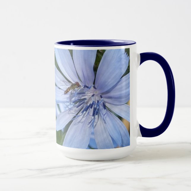 Taza Flor azul radicchio N Bee (Derecha)