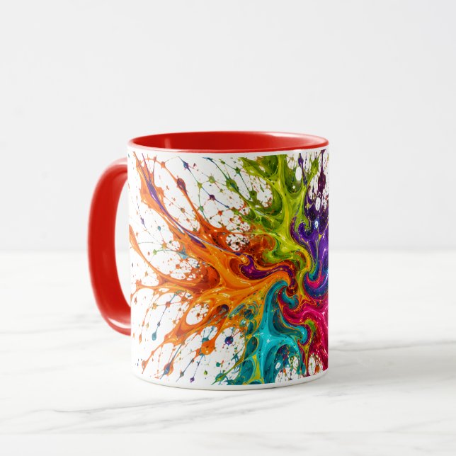 Taza Flor Cromática (Anverso izquierdo)