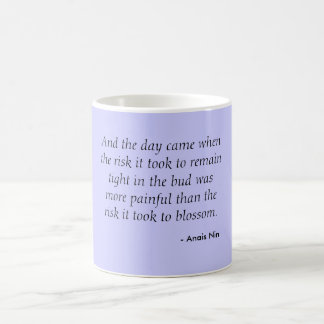 Taza - flor de Anais Nin
