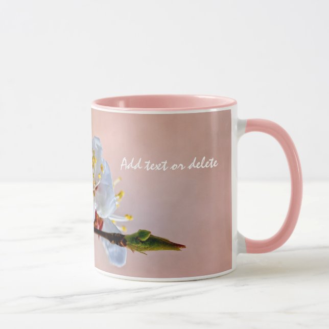 Taza Flor de Apricot japonesa perfecta (Derecha)