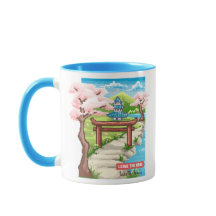 Flor de Cerezo Japonesa Pixel Art