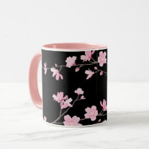 Flor de cerezo - Negro