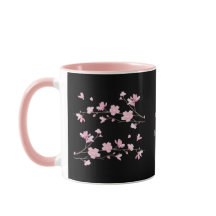 Flor de cerezo - negro