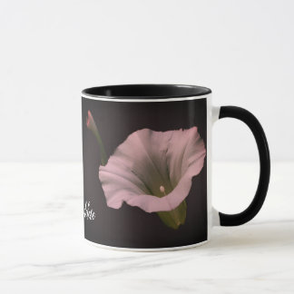 Taza Flor de gloria matutina personalizada