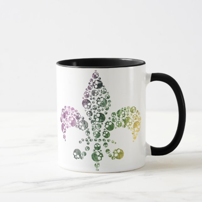 Taza Flor de lis del cráneo (Derecha)