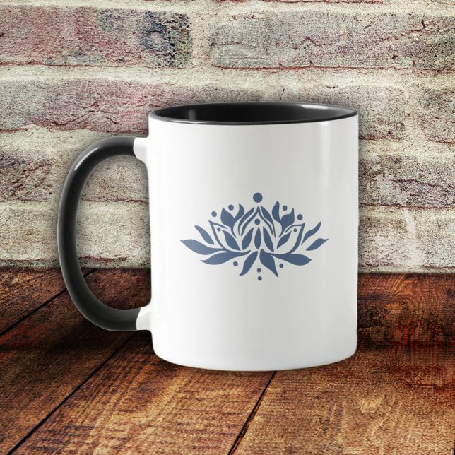 Taza Flor de Loto Flamígera Personalizable (Subido por el creador)