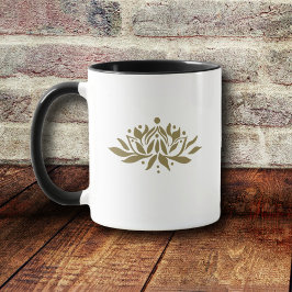 Taza Flor de Loto Flamígera Personalizable
