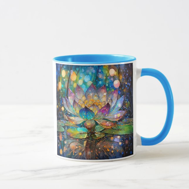Taza Flor de Loto Iluminada en Floración (Derecha)