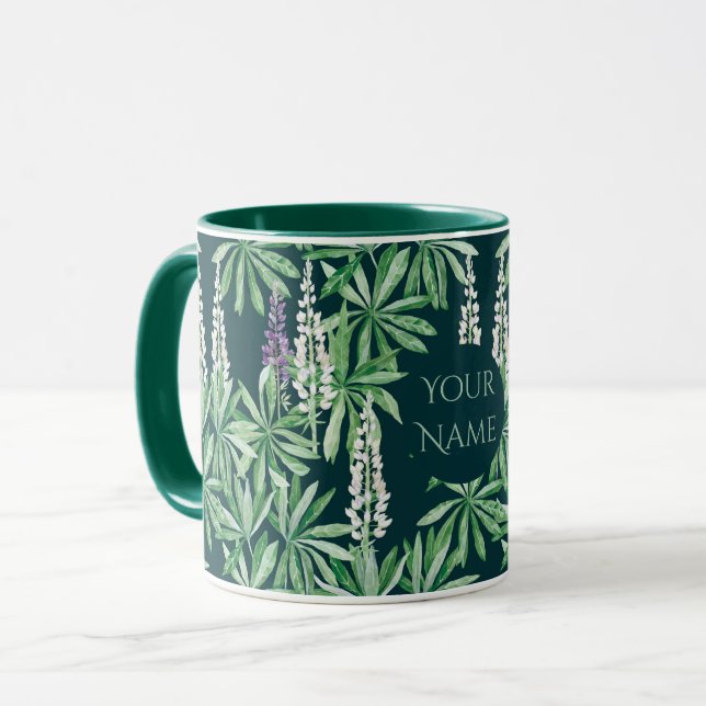Taza Flor de Lupin (Anverso izquierdo)