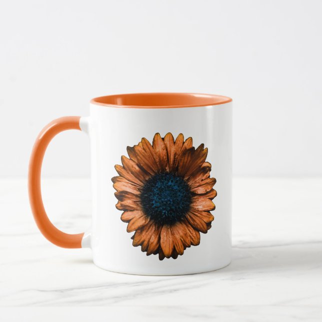 Taza Flor de manta naranja (Izquierda)
