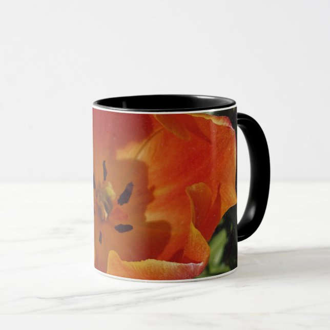 Taza flor de primavera roja (Anverso derecho)