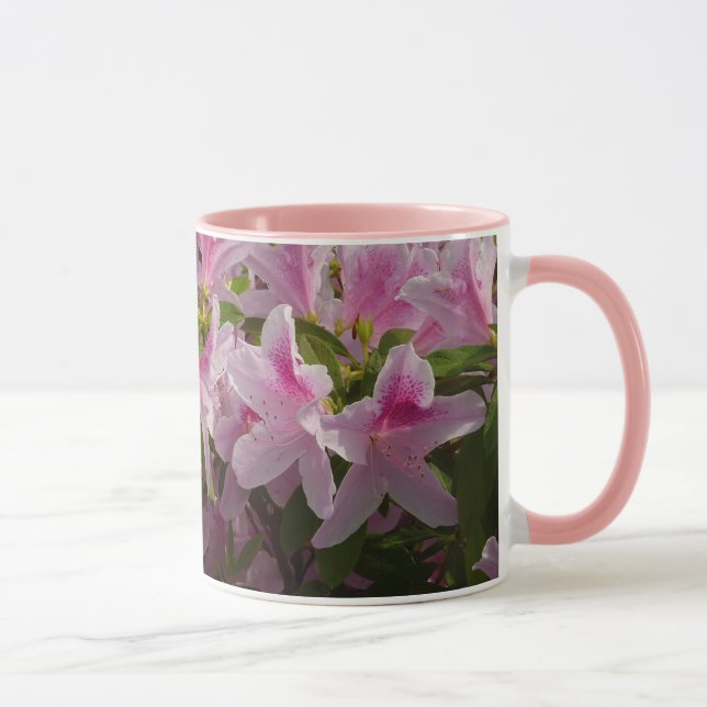 Taza Flor de primavera rosada de Azalea Bush (Derecha)