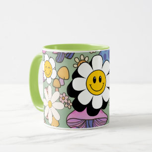 Taza flor de sonrisa