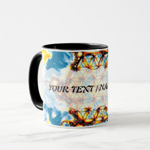 Taza Flor De Vida - Formas Coloridas 5