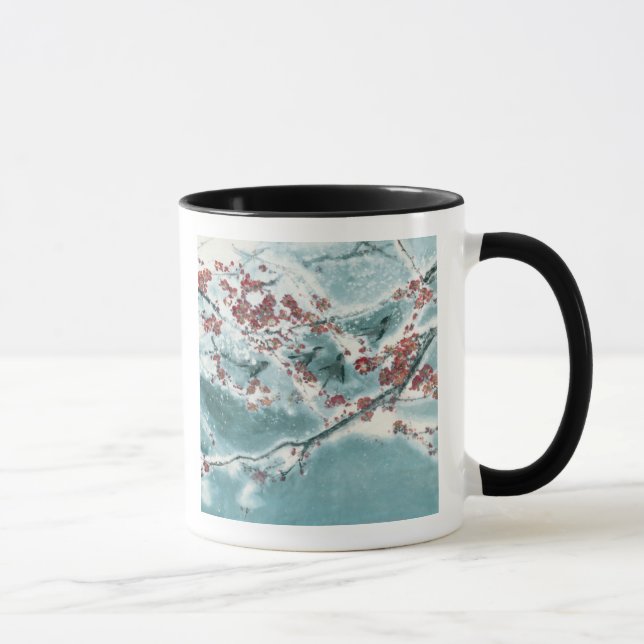 Taza Flor del ciruelo en nieve (Derecha)
