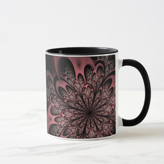 Taza Flor del fractal (Derecha)