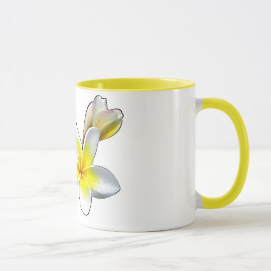 TAZA FLOR DOK CHAMPA - PLUMERIA RUBRA DEL LAO