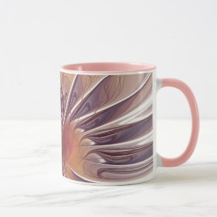 Taza Flor Fantasía abstracción arte fractal