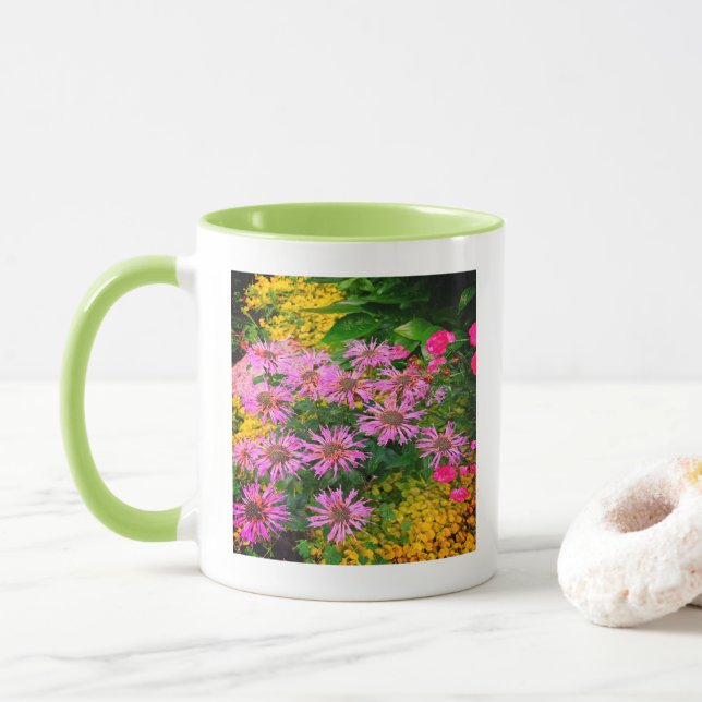 Taza Flor Flor Flor de cono de jardín (Con donut)