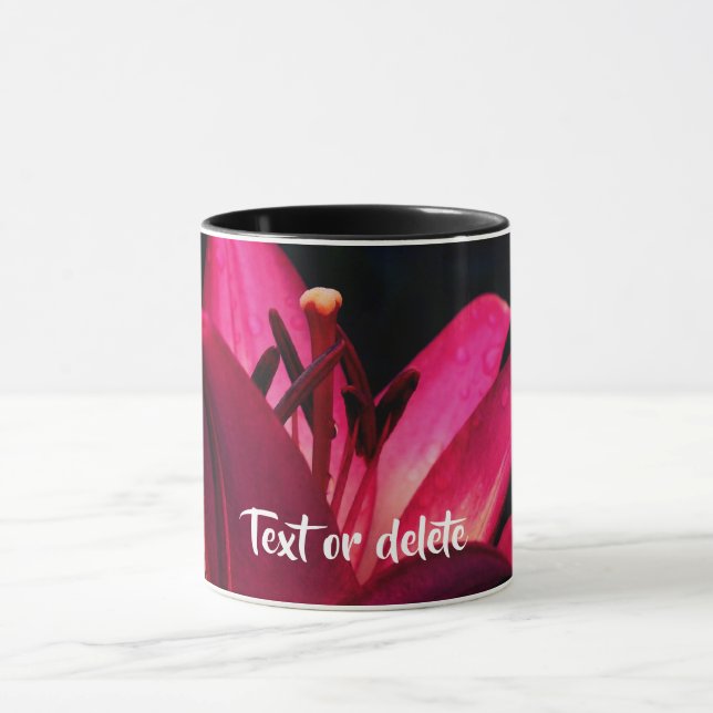 Taza Flor intensa diurna personalizada (Centro)