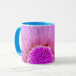 Taza Flor morada y rosa