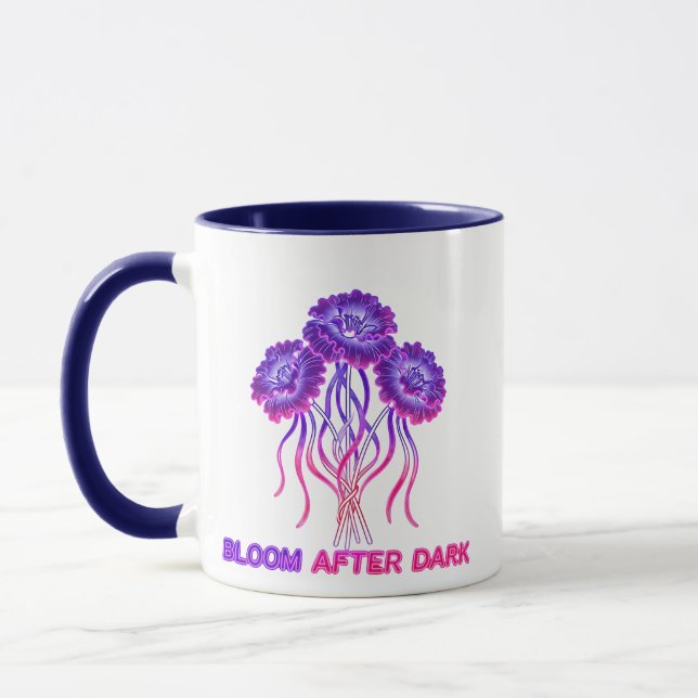 Taza Flor Neon Bloom After Dark (Izquierda)