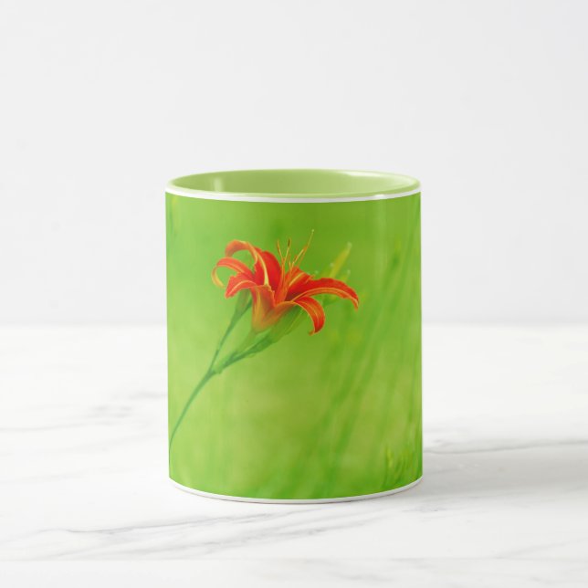 Taza Flor roja (Centro)