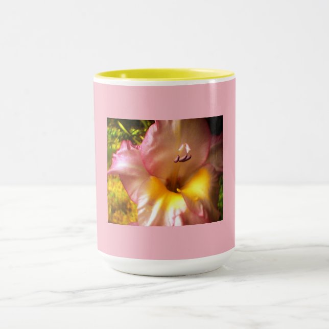 Taza Flor rosa (Centro)