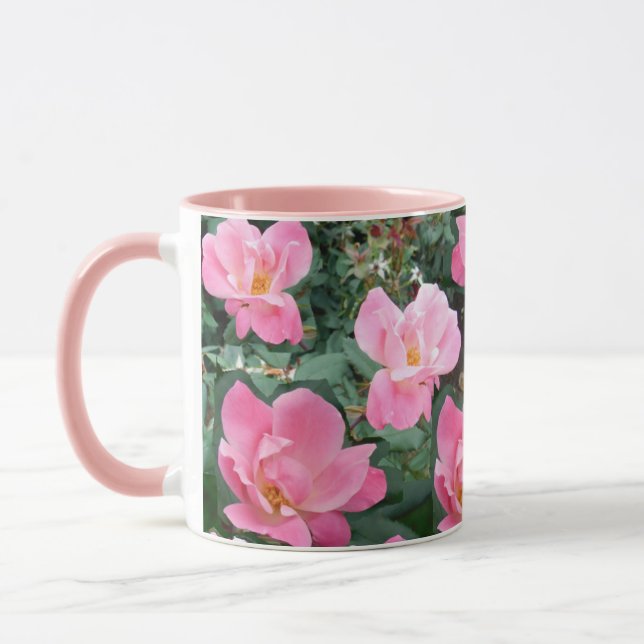 Taza Flor rosa 2 Mug (Izquierda)