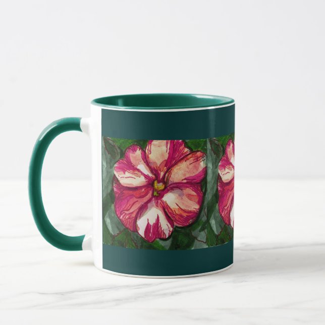 Taza Flor rosa de Balsam (Izquierda)