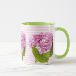 Taza Flor rosa Hydrangea