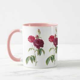 Taza Flor Rosa Rojo Flor Flores Flores Flores Vintage