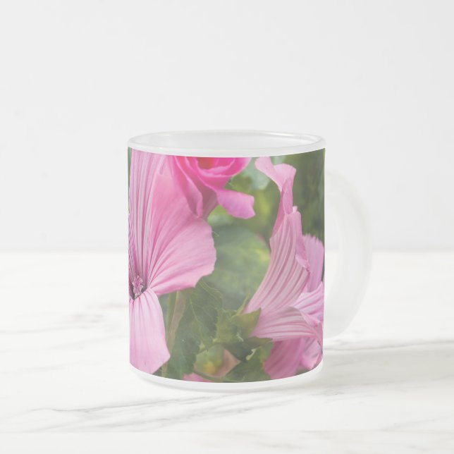 taza flor rosada (Anverso derecho)